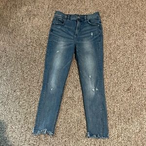 Express Ankle Super High rise jeans